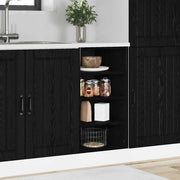 Base per Cucina con cassetto Rovere nero 40 x 44,5 x 81,5 cm 876651