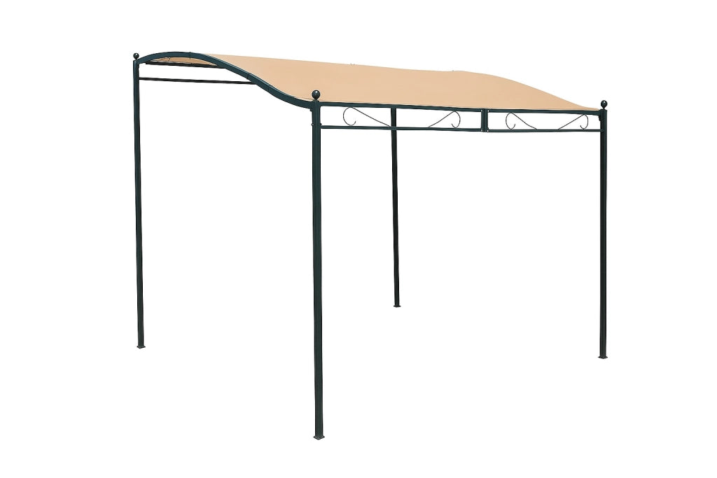 Telo di Copertura 250X300 cm Per Gazebo Veranda SPARTA Beige Ricambio in poliestere