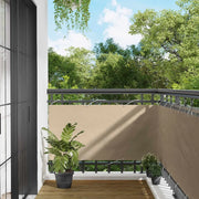 Schermo da balcone Beige 75 x 200 cm Oxford alu rivestito in PU 42030675