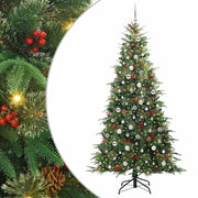 Albero di Natale | Decorazioni natalizie Artificiale con Rami Pieghevoli Verde 240 cm