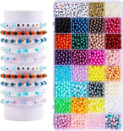 Bacchette Colorate 6 mm per Collane di Lettere Artigianali - 2460 Pezzi