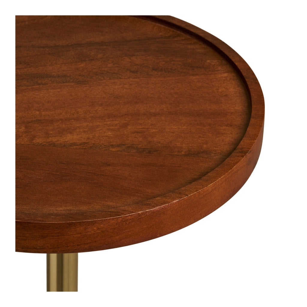 Tavolino Sirone, Nero, Legno, 30x30x56 cm