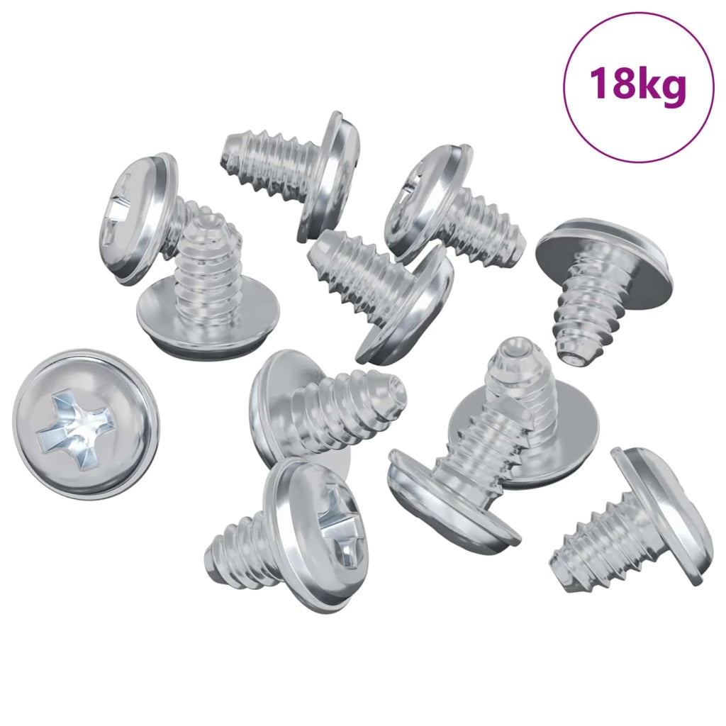 Viti a Brugola 19149 pcs Argento Ferro 864540