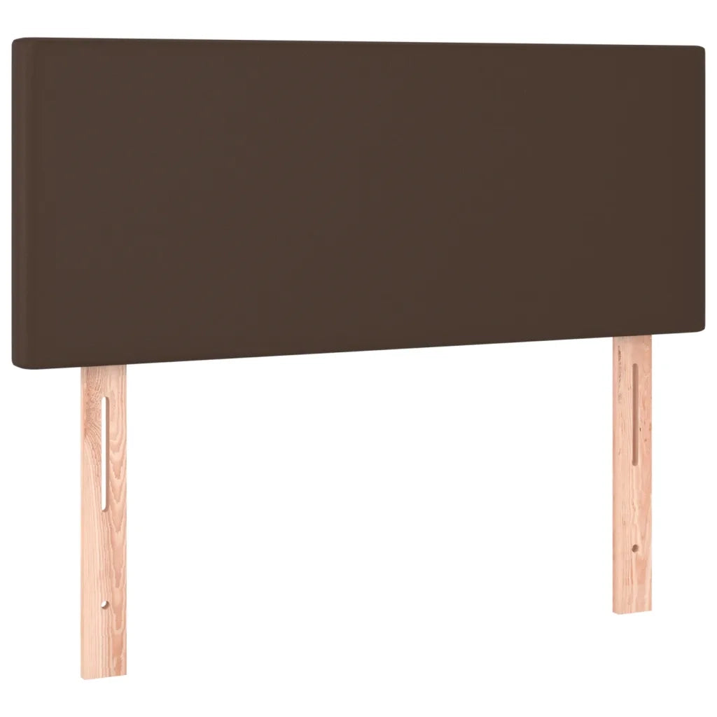 Testiera Marrone 80x5x78/88 cm in Similpelle