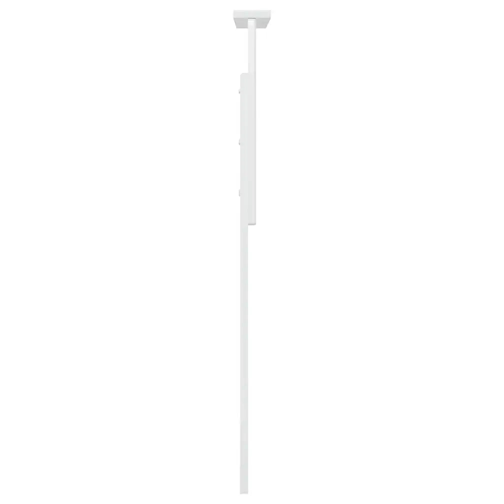 Testiera-Testata-Testiera Decorativa Bianco Lucido 75 cm Legno multistrato 576245