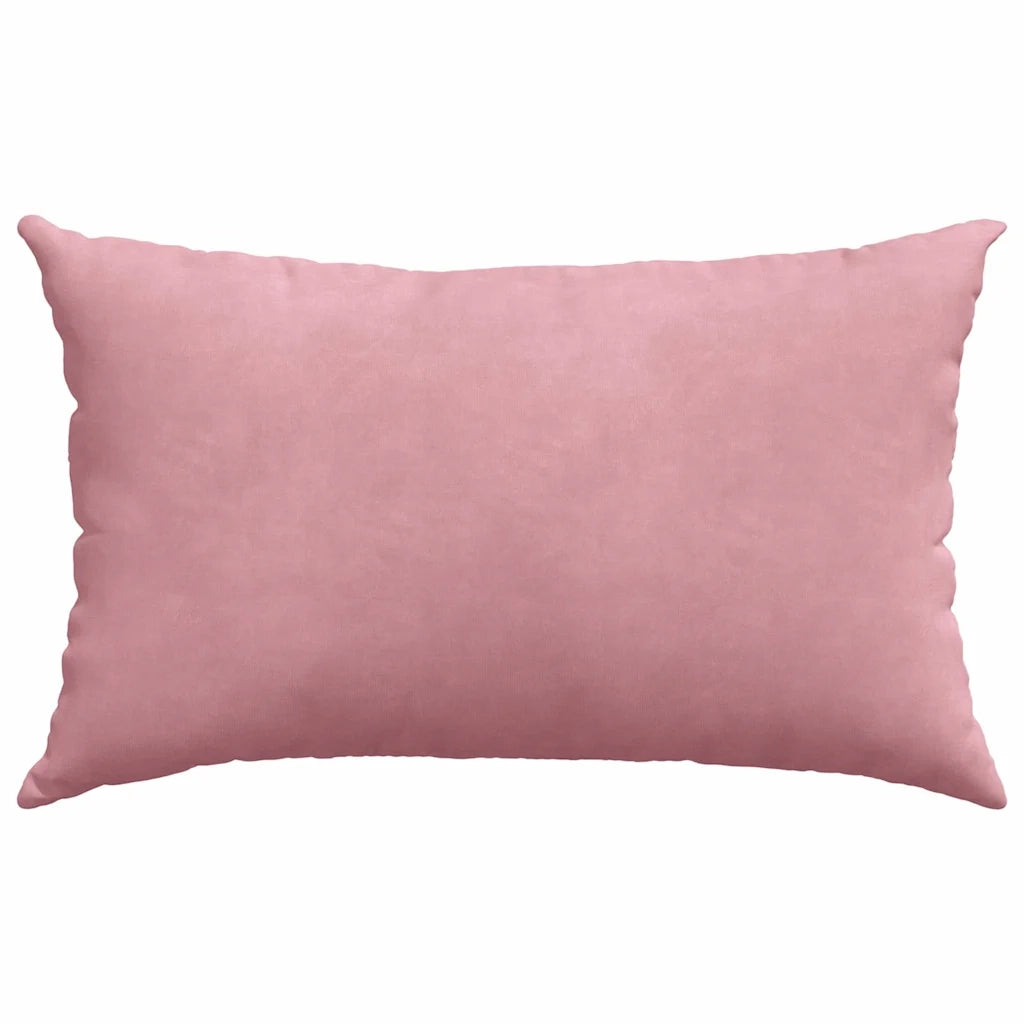 Cuscini da Divano 2 pz | Cuscini per sedie Rosa 50 x 30 cm Tessuto in Cords