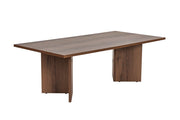 Tavolino da caffè in legno "Sabin" - 60 x 119 x 40 cm - Noce