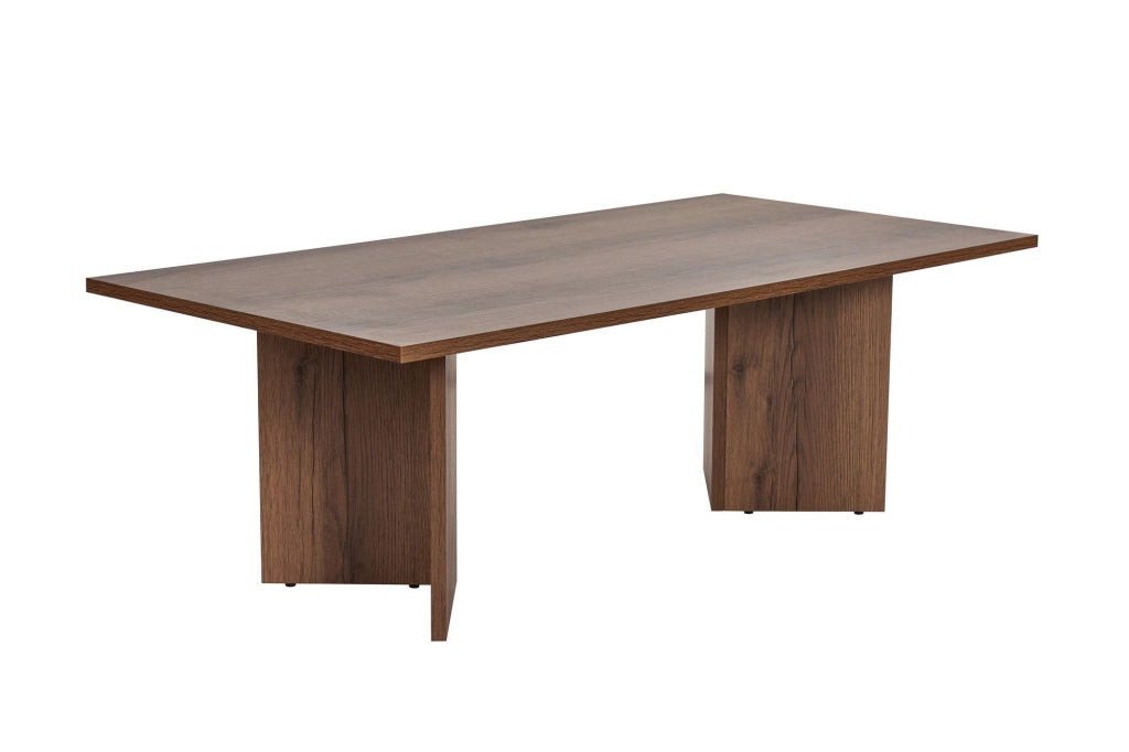 Tavolino da caffè in legno "Sabin" - 60 x 119 x 40 cm - Noce