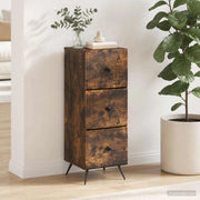 Mobile con Cassetti Rovere Fumo 33 x 34,5 x 90 cm 895540