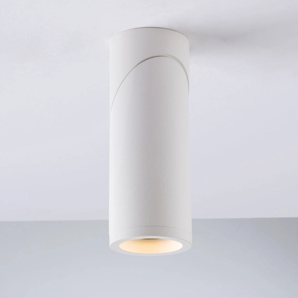 PLAFONIERA GENESIS ATTACCO GU10 BIANCA 6X15,5CM ORIENTABILE 330° LAMPADINA NON INCLUSA