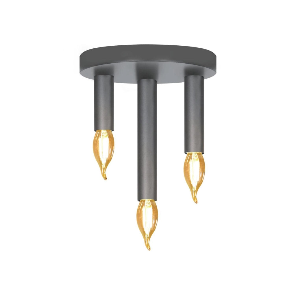 ZMH Lampada da soffitto in metallo bianco E14 retrò industriale per cucina e sala da pranzo