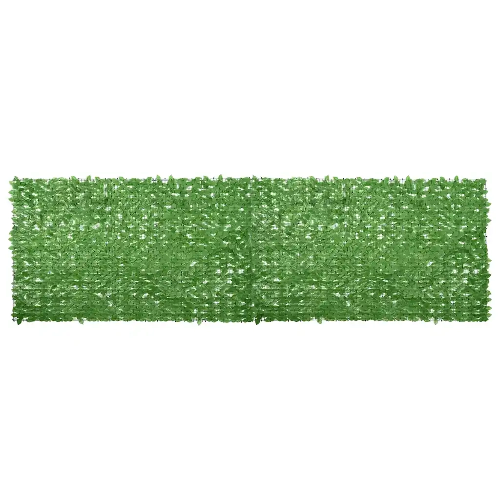 Paravento da Balcone-Pannello per balcone con Foglie Verdi 500x150 cm