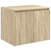 Mobiletto da Bagno a Muro Rovere Sonoma 62,5 x 44,5 x 50 cm