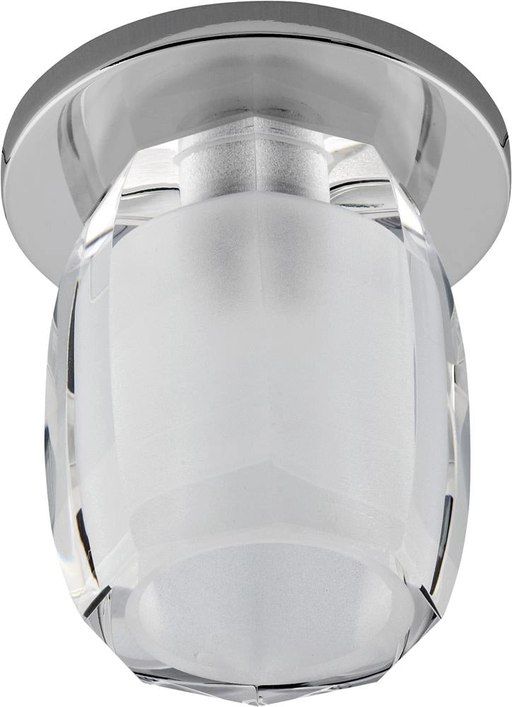 Plafoniera cromata rotonda cristallo G4 1x20W SK-24