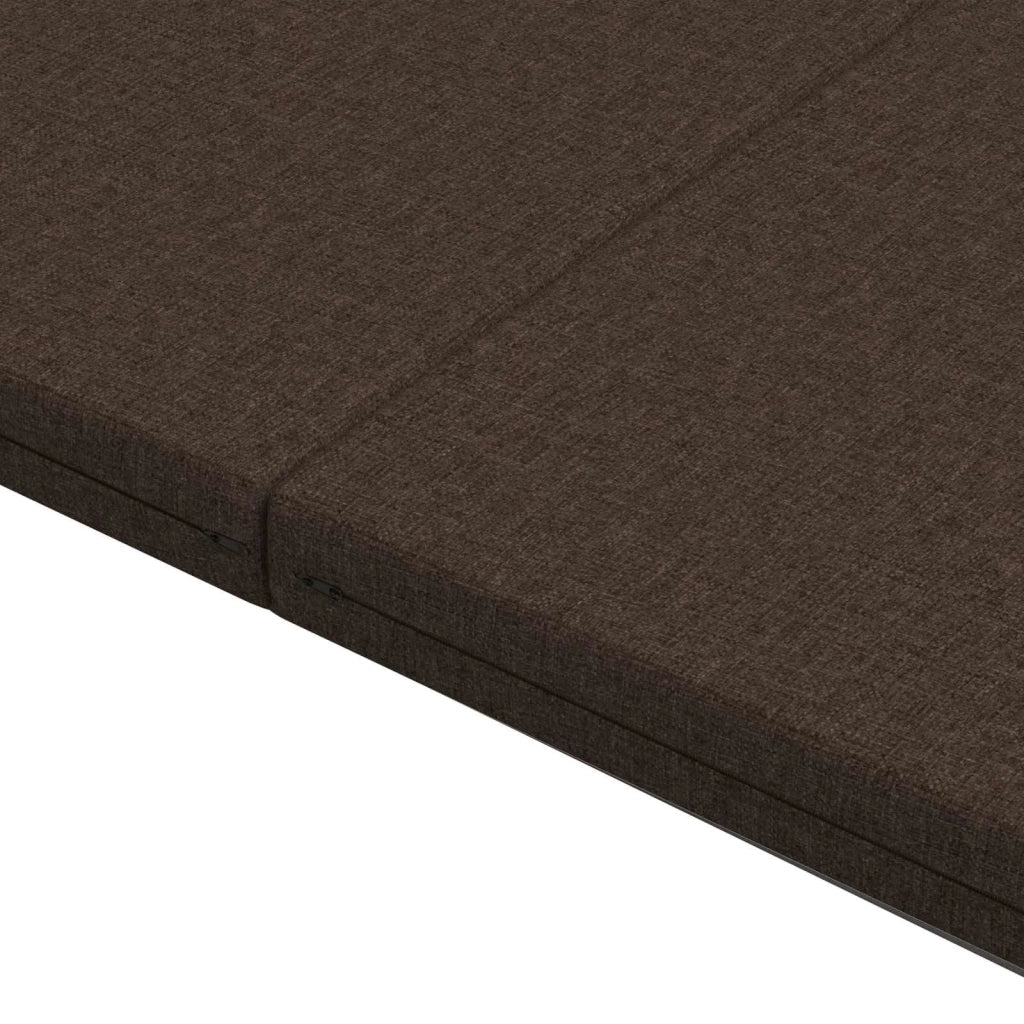 Divano Letto Pieghevole 140 x 67 x 15 cm Tortora 900272