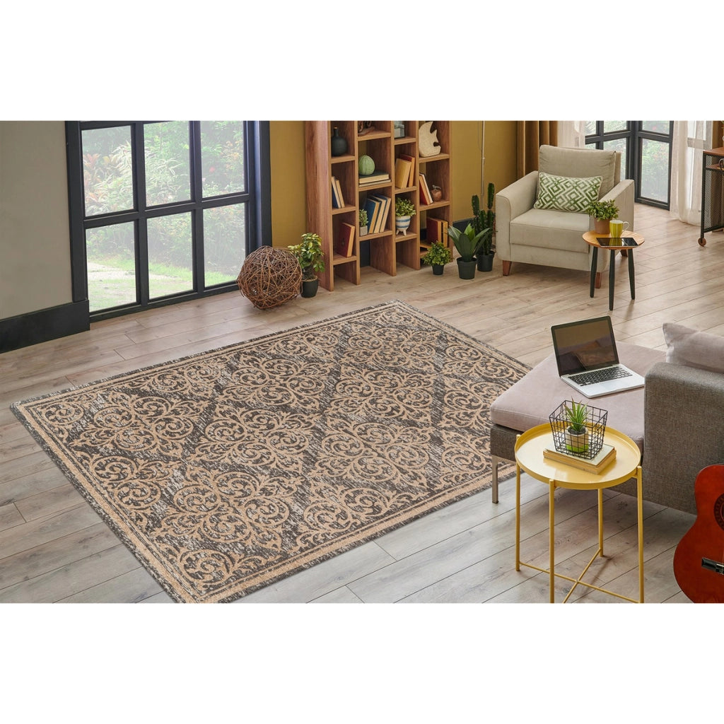 Tappeto di design Davio 100 Beige 160x230 cm