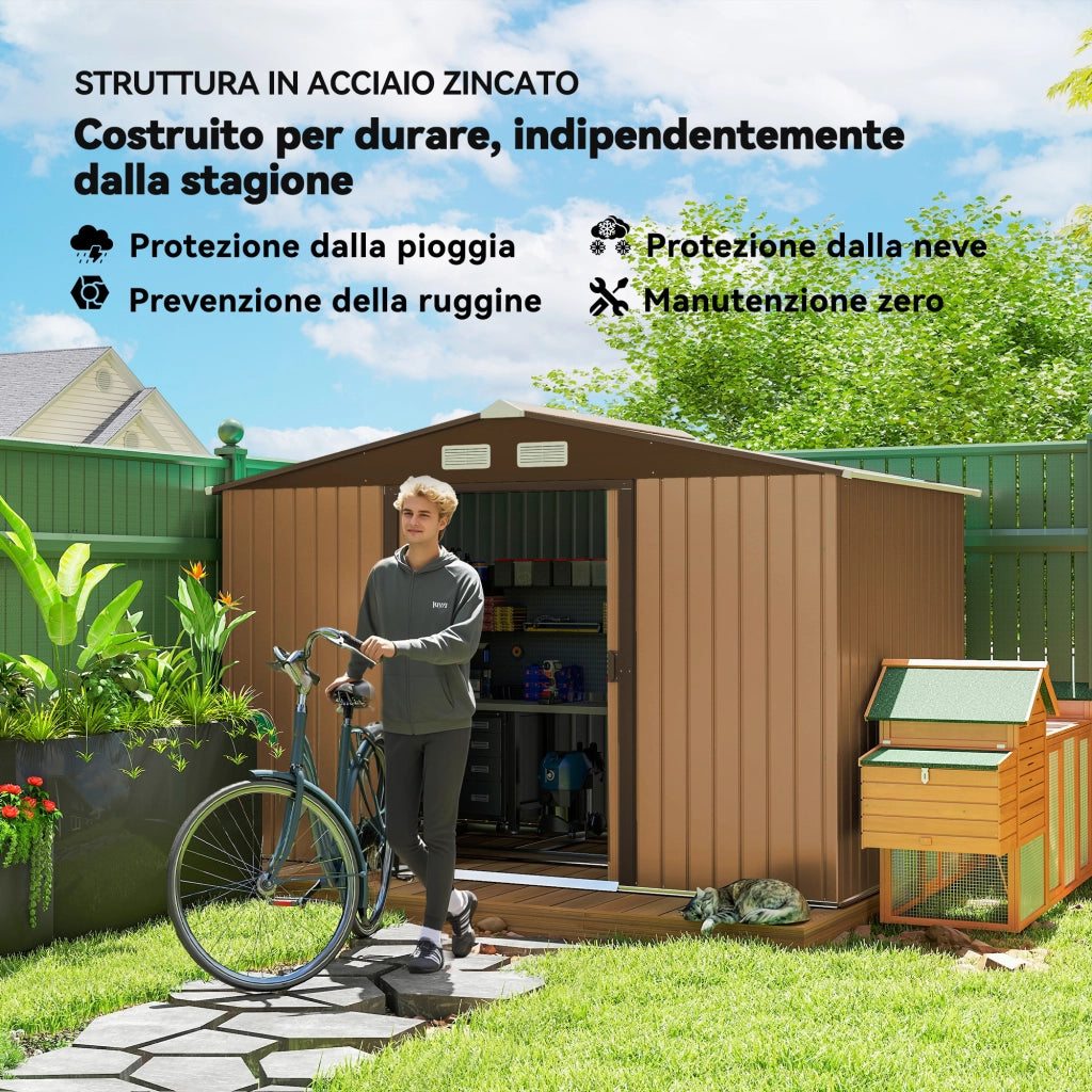 Capanno da Giardino ¨C zephmum ¨C Giallo, Acciaio, 277x195x192cm