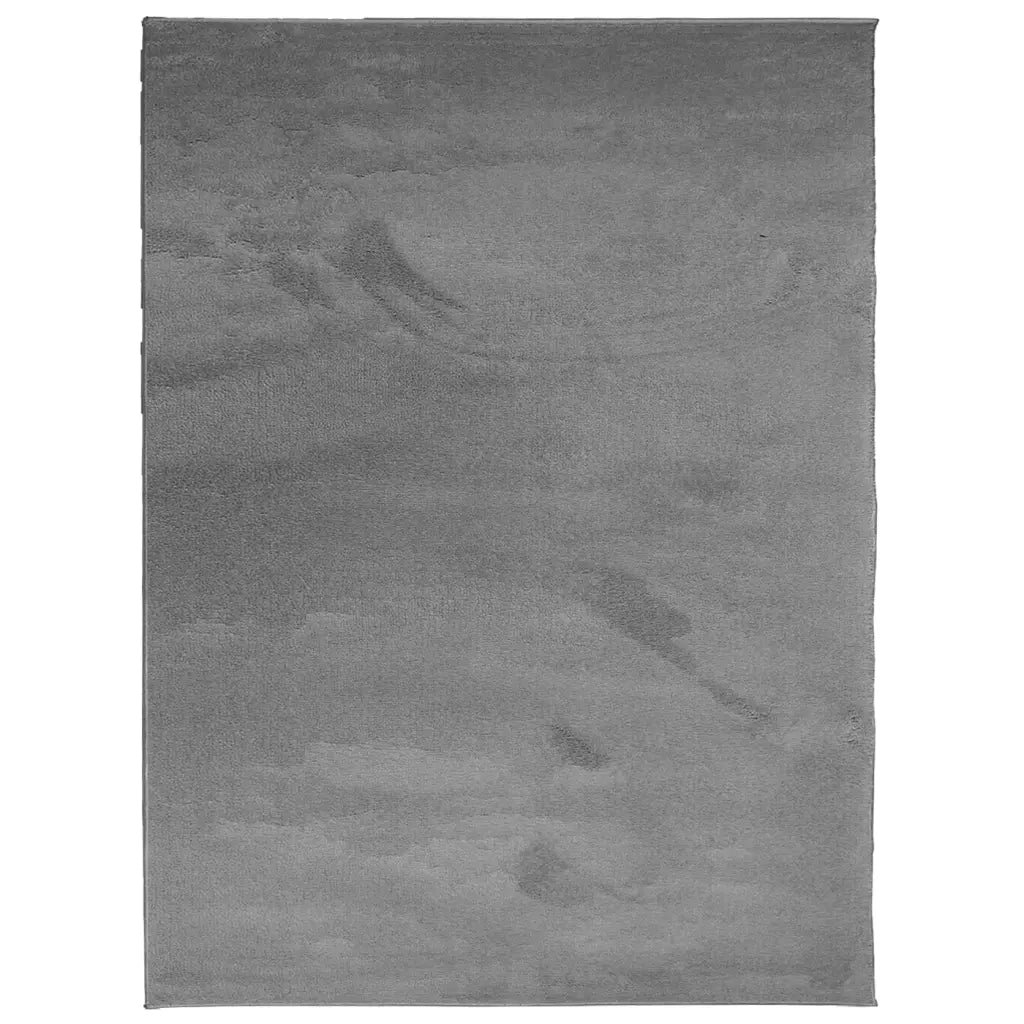 Tappeto del soggiorno | Tappeto OVIEDO a Pelo Corto Antracite 240x340 cm