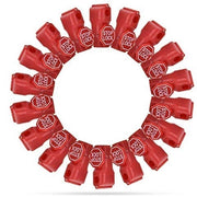 100 Sticker Tag Remover Magnetico - Rood 4mm - Duurzaam e Facile da Utilizzare - Adatto per Supermercati e Negozio