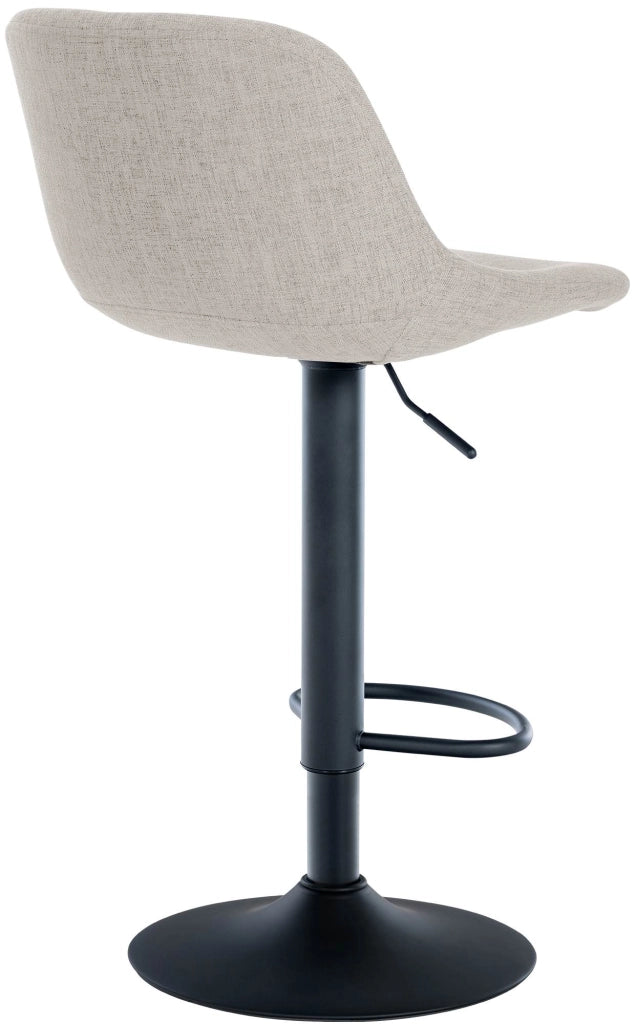 Sgabello da bar 2er Loft crema,Tessuto