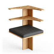 Vicco Panca ad angolo Quercia dorata 43.5 x 43.5 cm