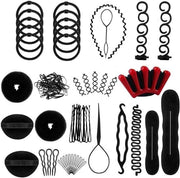 Kit di accessori per capelli DIY per donne - set di 25 pezzi - accessori per capelli - strumenti per boccoli e ricci - spille per capelli - Kit di strumenti per boccoli e ricci Magic Twist Curler