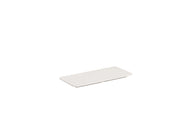 Vassoio Piatto rettangolare a Mattonella in Melamina Bianco 35,5 x 16,5 cm