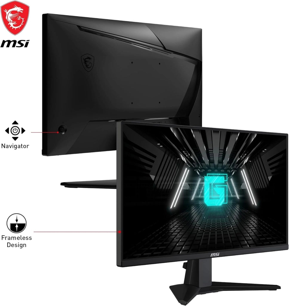 G255F Monitor Gaming 24,5", 180 Hz, 1ms, Rapid IPS, FHD (1920x1080), Adaptive SYNC, Night Vision, Anti-flickr, Less Blue Light - Display Port 1.2a / HDMI 2.0b