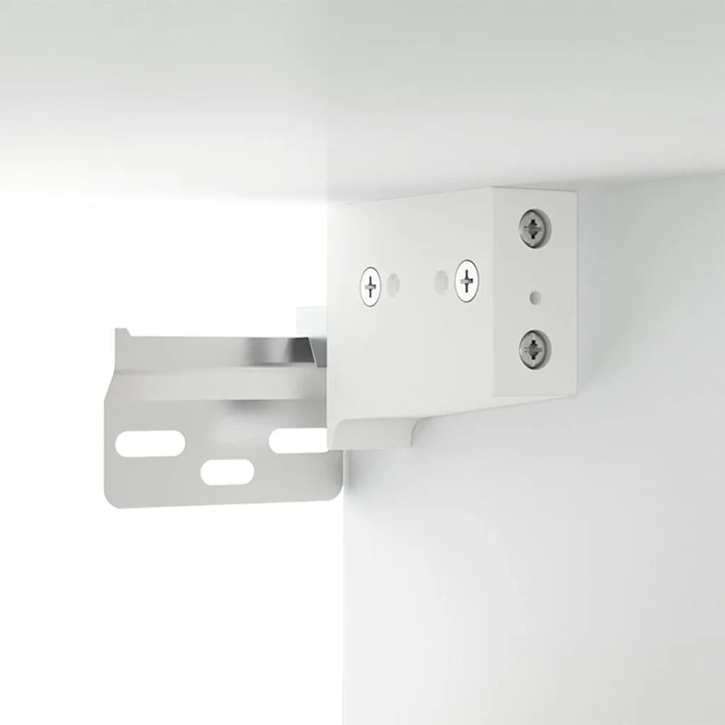 Mobili Porta TV a Parete 2 pz Bianco 100x34,5x40 cm 3188366