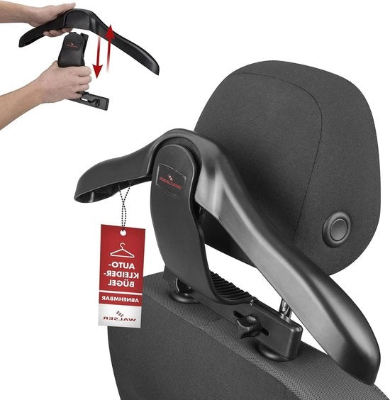 Supporto per cappe da auto - Porta cappe da auto con sostegno per testa - Dimensioni 45x7,5x26 cm