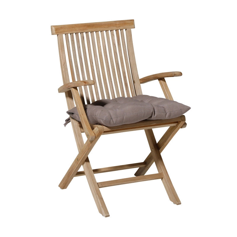 Galette de chaise de jardin PANAMA 45 x 45 cm - MADISON SÃ©rie Classique - Taupe