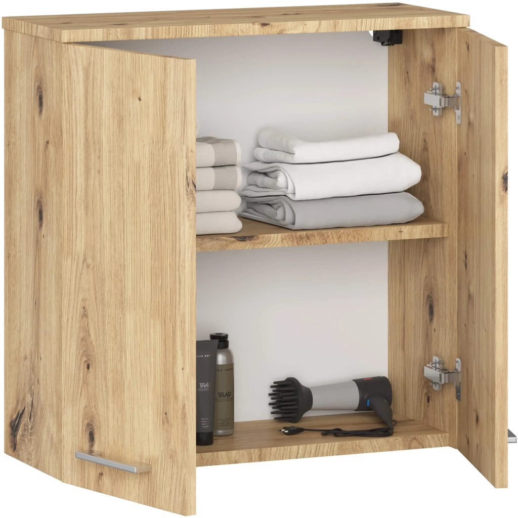 Mobile bagno sospeso AKORD FIN Quercia Ertisan 60 cm 2 ante 60x22,5x60 cm