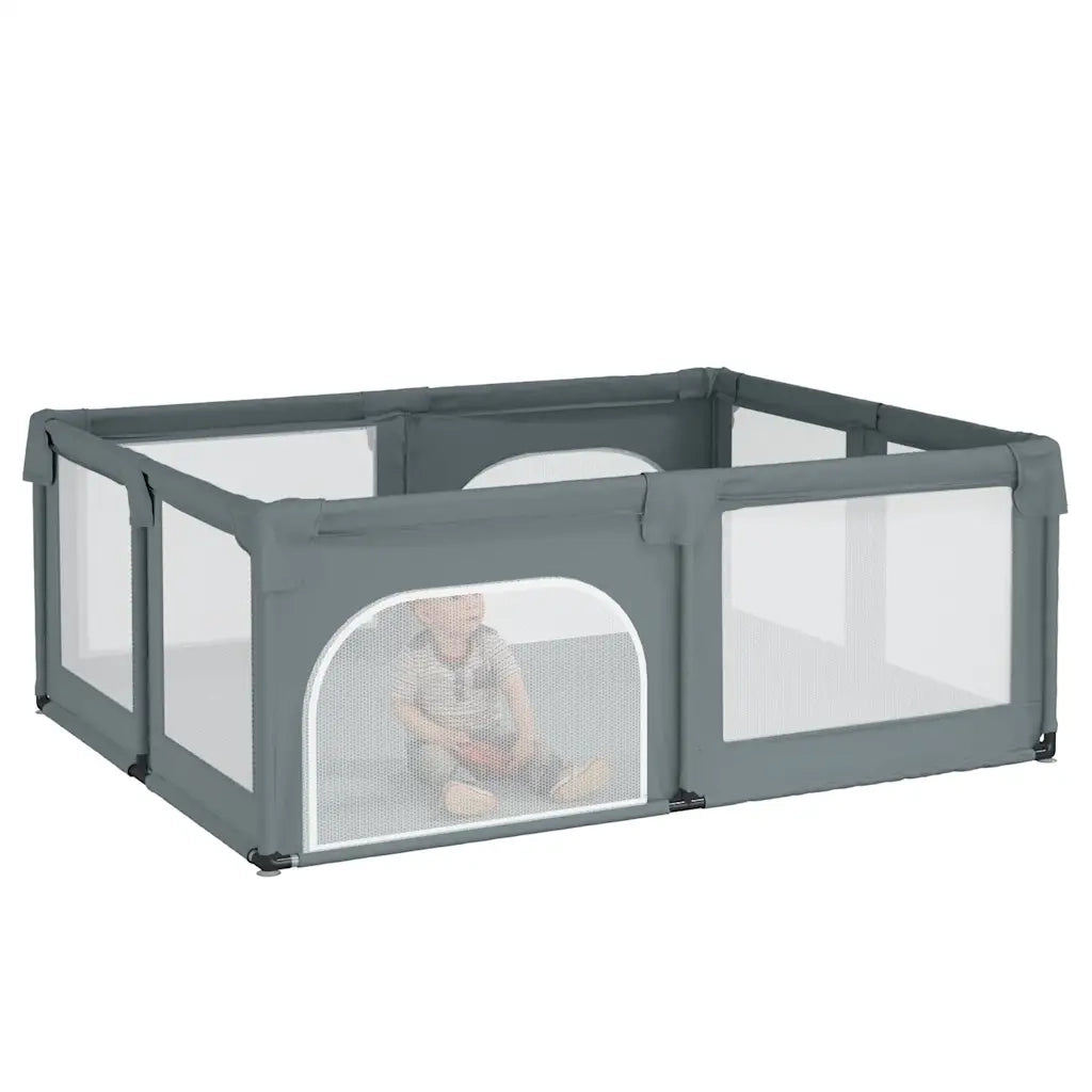 Box per Bambini con 2 Porte Grigio Chiaro Tessuto Oxford CFW7868659