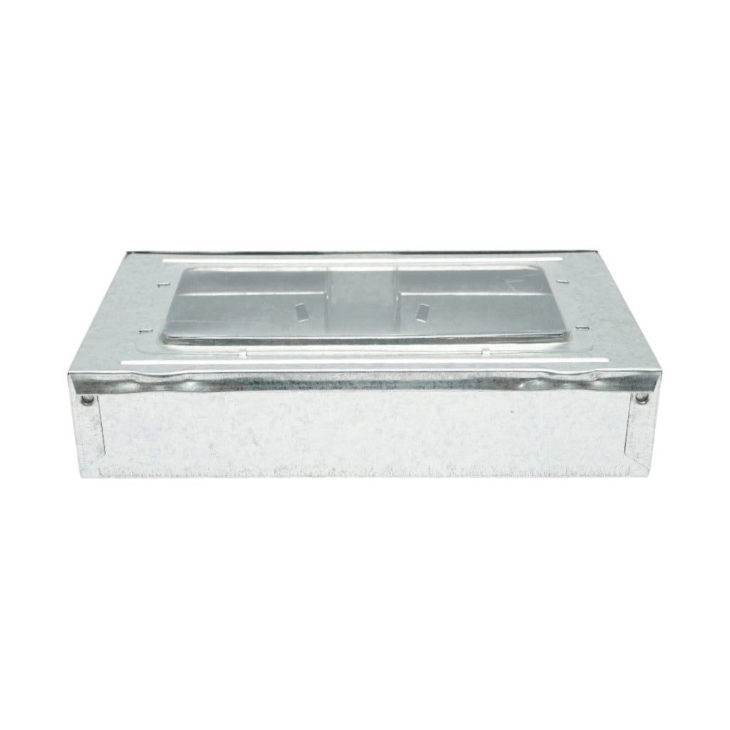 Trappola per topi professionale in metallo zincato, dimensioni 26,2x16,2x6 cm