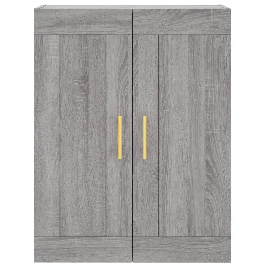 Armadietti a Parete 2 pz Grigio Sonoma in Legno Multistrato 3198007