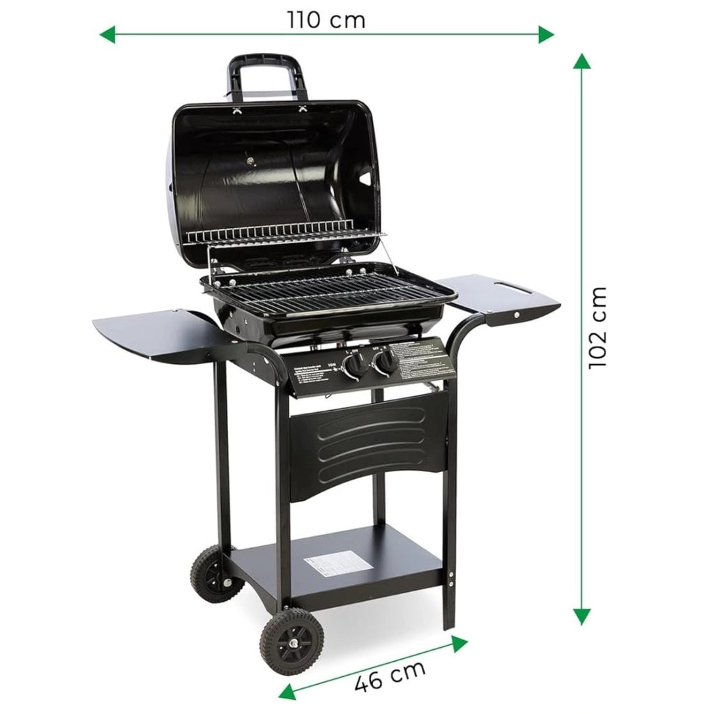 BARBECUE A GAS GUSTAVO 109,5X56XH101,5CM 7,5KW