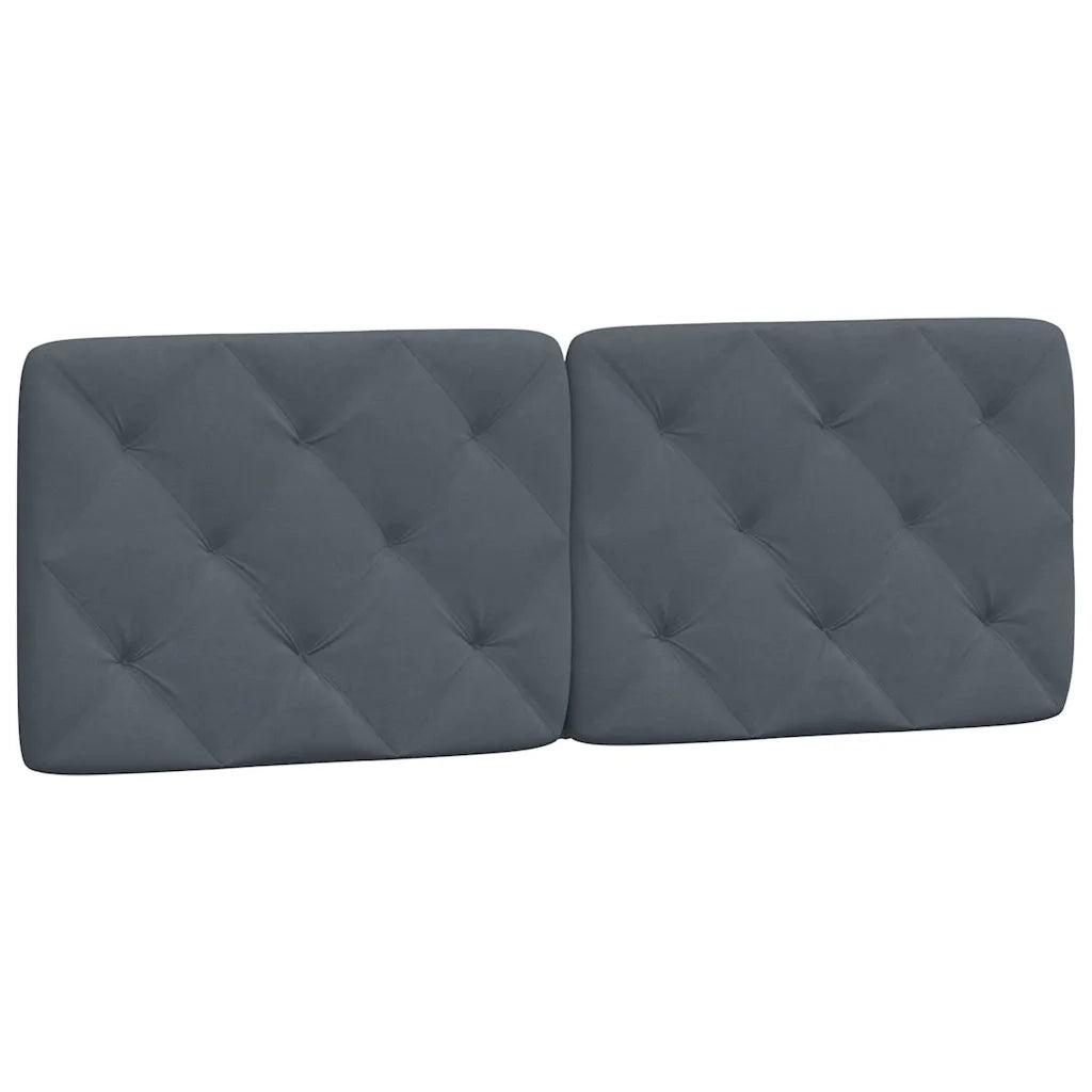 Letto matrimoniale | Letto per adulti | Giroletto senza Materasso Grigio Scuro 120x200 cm Velluto