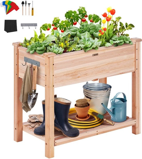 Contenitore per Giardino - Gegalvanizzato - Ovale - Elevato - Basso - Aperto
