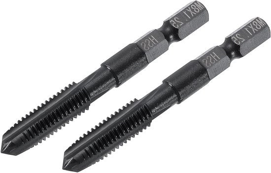 Set di viti a brocca M8 x 1,25 con testa a sei facce e foro - Trasformatore di vite rapido 6542 - Set a due pezzi
