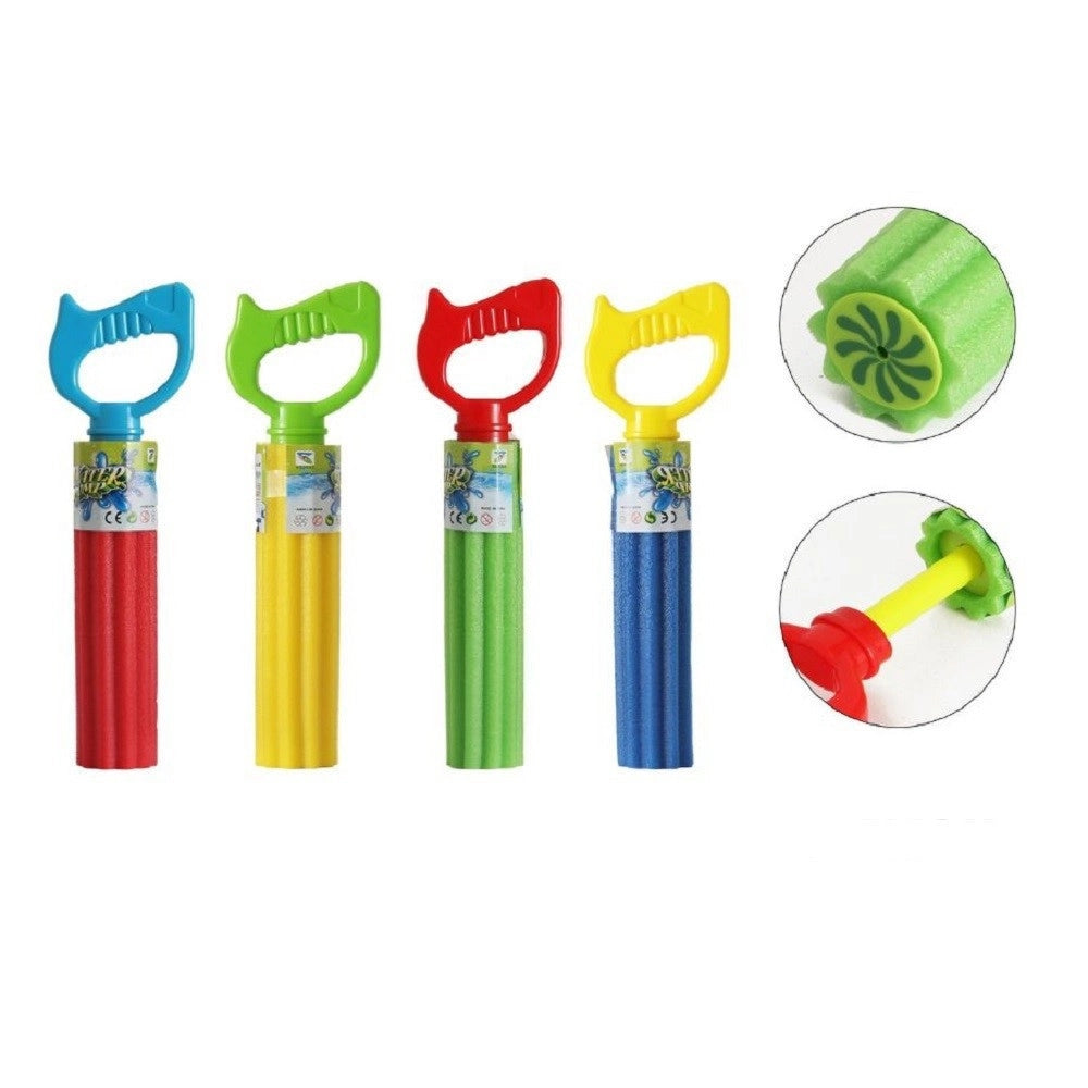 Trade Shop - Pistola Acqua 30x5cm Tubo Bambini Schiuma Gioco Giardino Piscina Spiaggia 605478 -