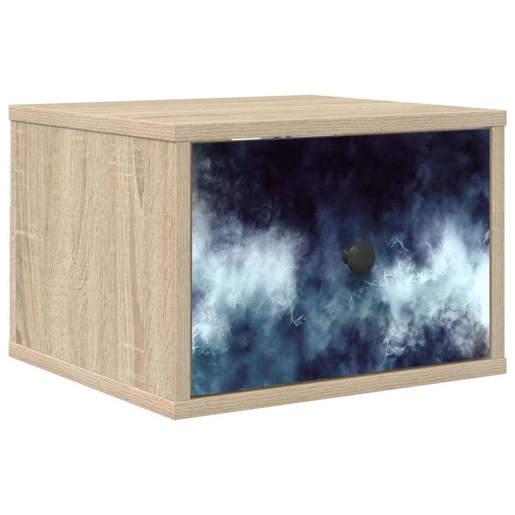 Mobiletto da comodino a parete RAALTE Rovere Sonoma 8007441