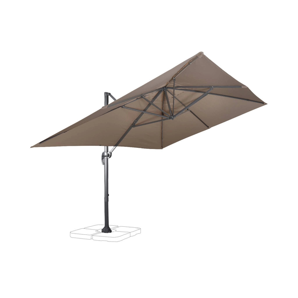 Ombrellone rettangolare, 3x4m, talpa