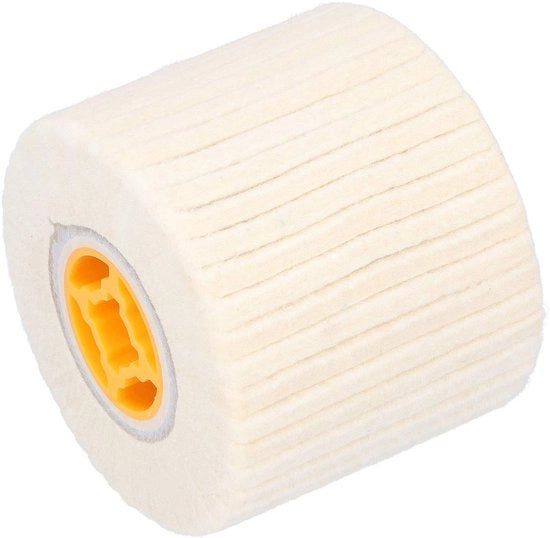 Polijstschijf in acciaio inossidabile 120 x 100 mm - Per alta lucidità - Corpo in plastica - 455 gram