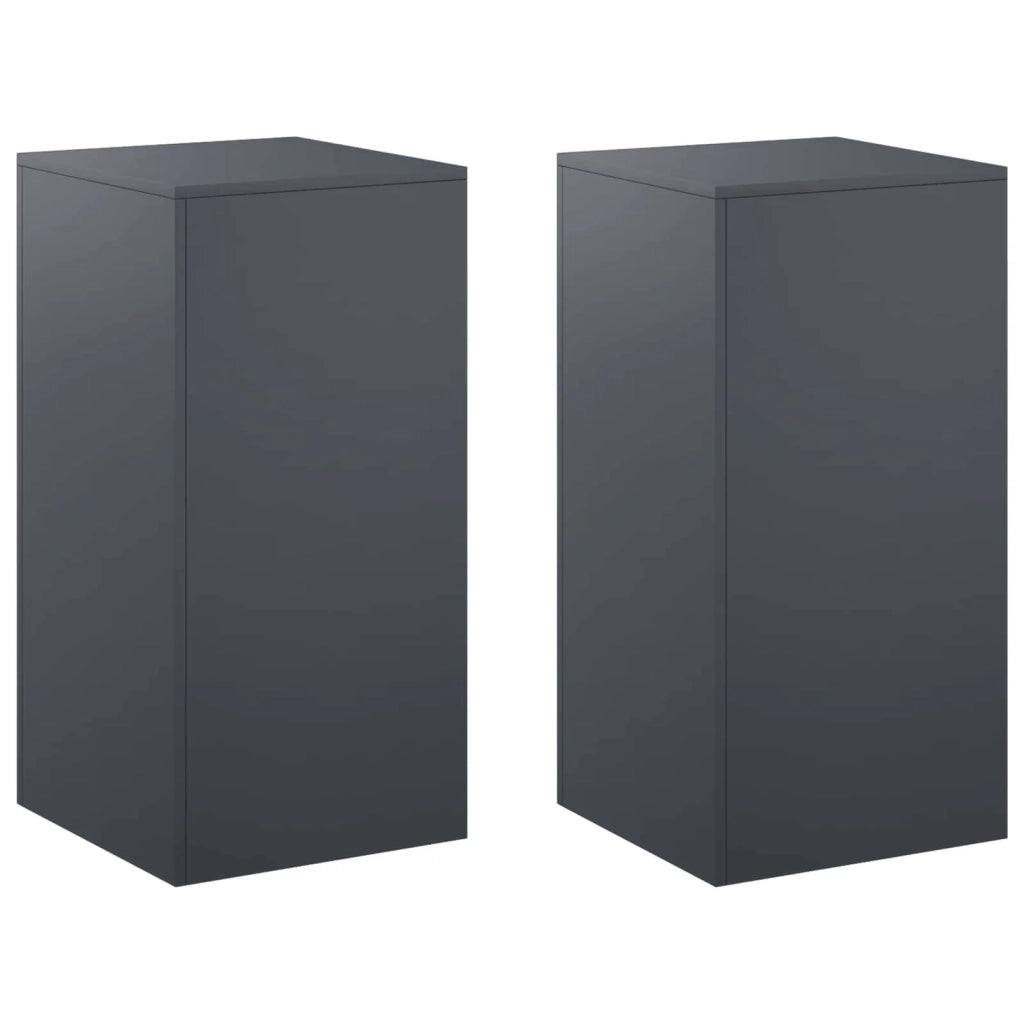 Supporto per piante 2 pcs Antracite 40 x 40 x 80 cm 8012549
