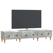 Mobile TV | Armadietto TV | Mobile Porta TV con cassetto Grigio Cemento 147 x 34,5 x 30 cm