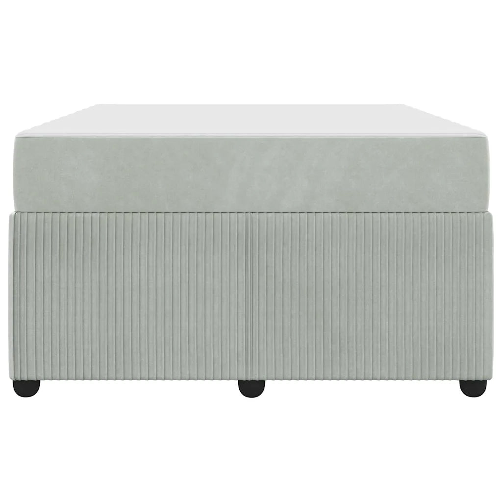 Struttura del letto Grigio chiaro 120 x 200 cm Tessuto