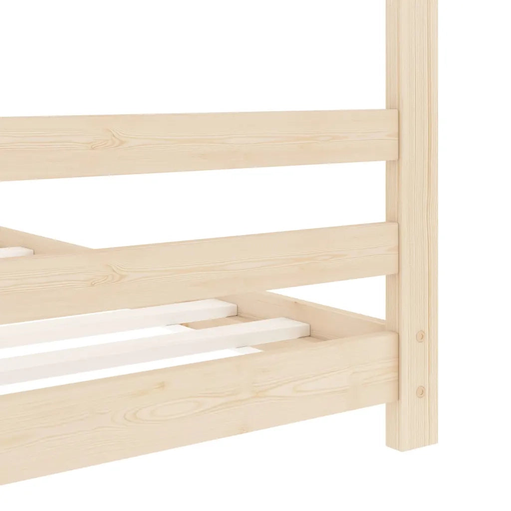 Giroletto per Bambini-Struttura Letto Bambini in Legno Massello di Pino 70x140 cm 320728