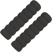 Protezione della maniglia della porta 2 pezzi 135 x 2 cm per porte interne e muri nero antistatico – Differenziale di maniglia della porta con protezione schiuma della maniglia della porta e protezione della parete