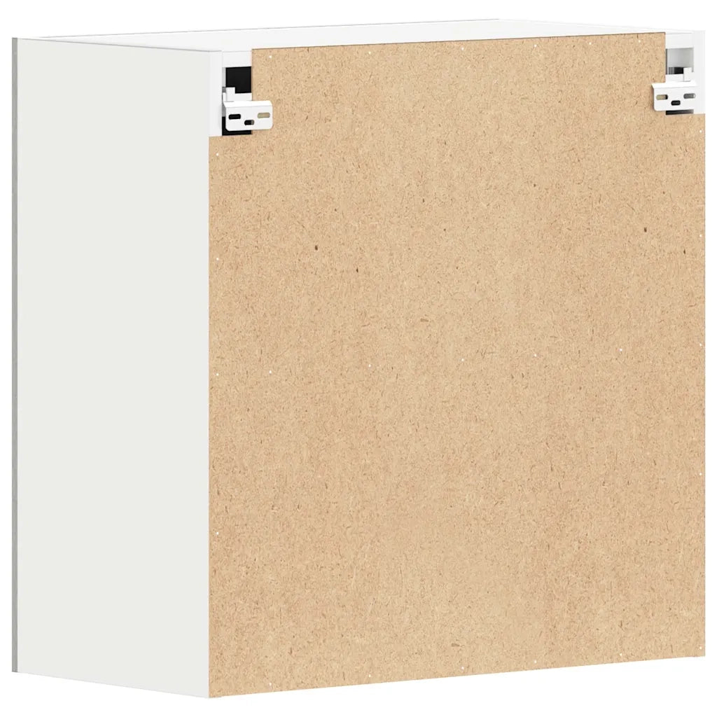 Pensile da Cucina Grigio Cemento 60x31x60 cm Legno Multistrato