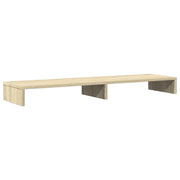 Supporto per monitor da scrivania Sonoma 100 x 27 x 10 cm legno ingegnerizzato marrone 02_0044975